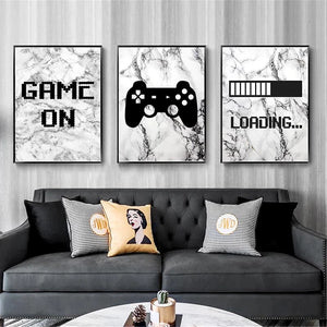 Game On Canvas Art